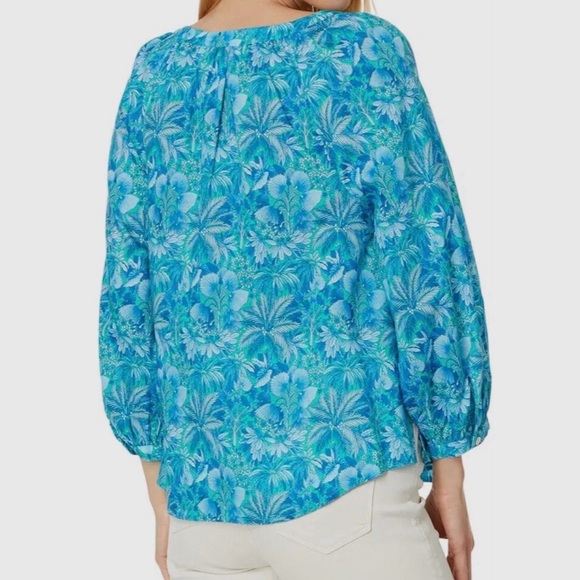 Tommy Bahama 3/4 Sleeve Oversized Top - Picture 8 of 11